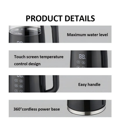 2200W Smart Electric Kettle | 13-Level Temperature Control | 1.7L