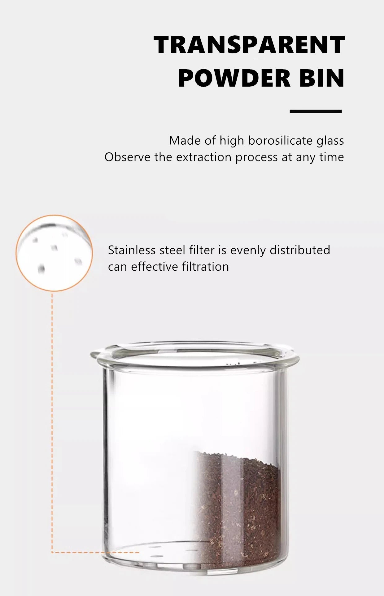 BINCOO 600ml Glass Cold Brew Coffee Maker | Slow Drip Iced Coffee Dripper | Beech & Borosilicate Glass
