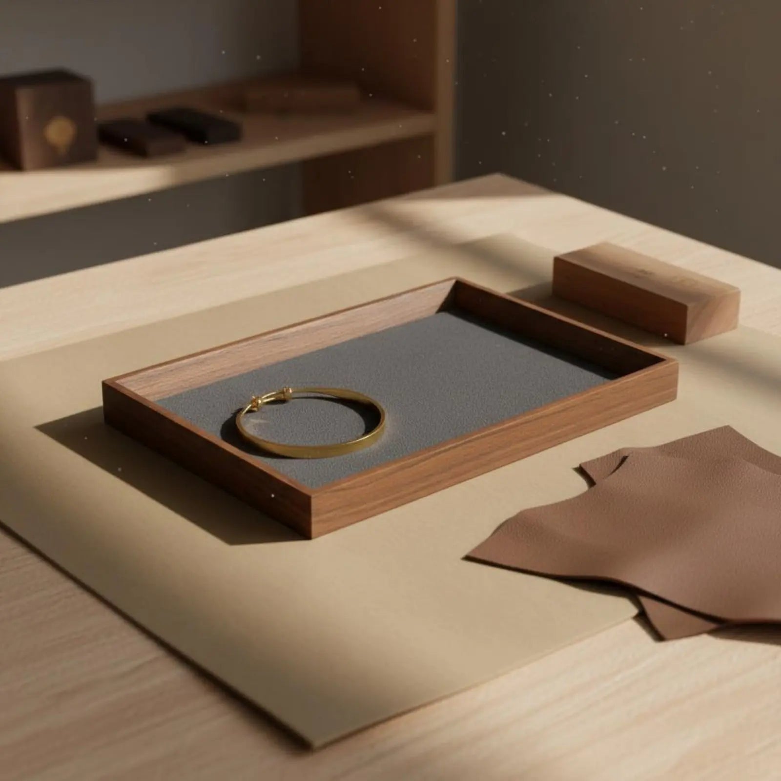 Black Walnut Jewellery Display Tray