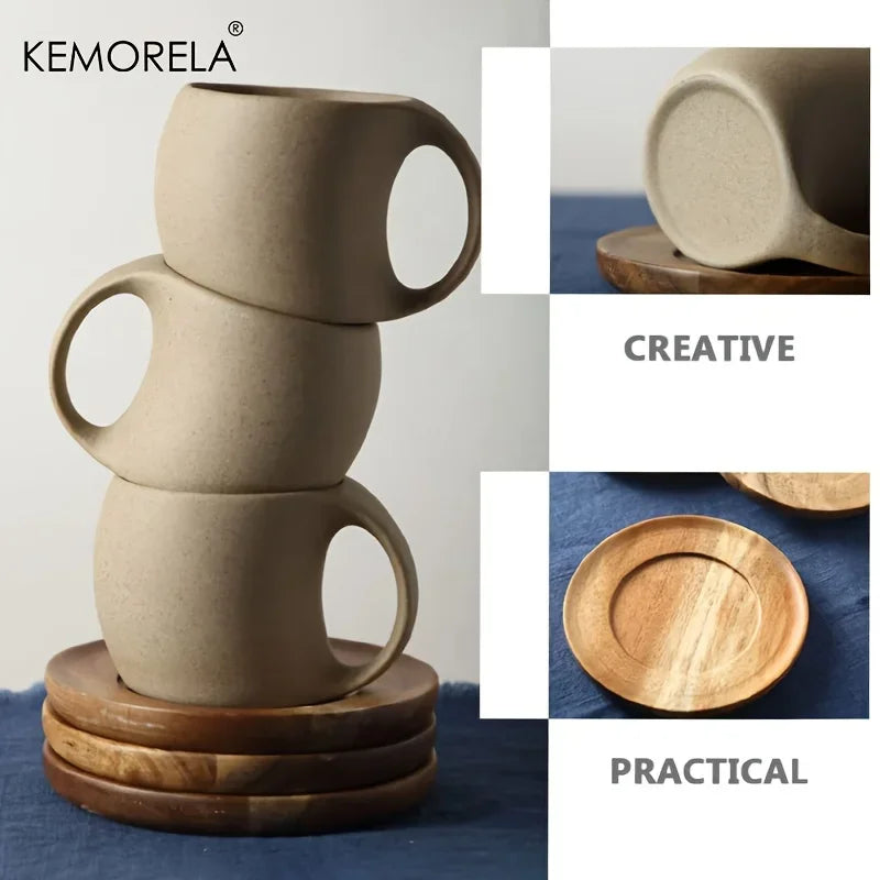 Ceramic Coffee Cup & Saucer Set | 220ml | Afternoon Tea & Breakfast