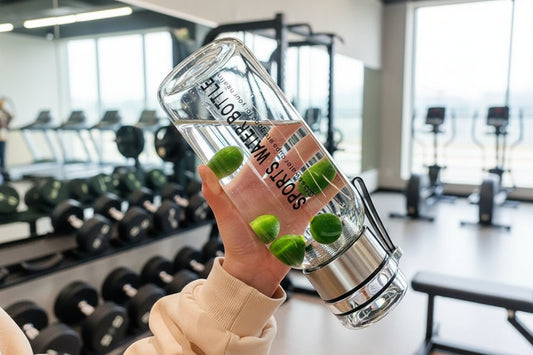 Large Capacity Glass Cold Drinks Bottle