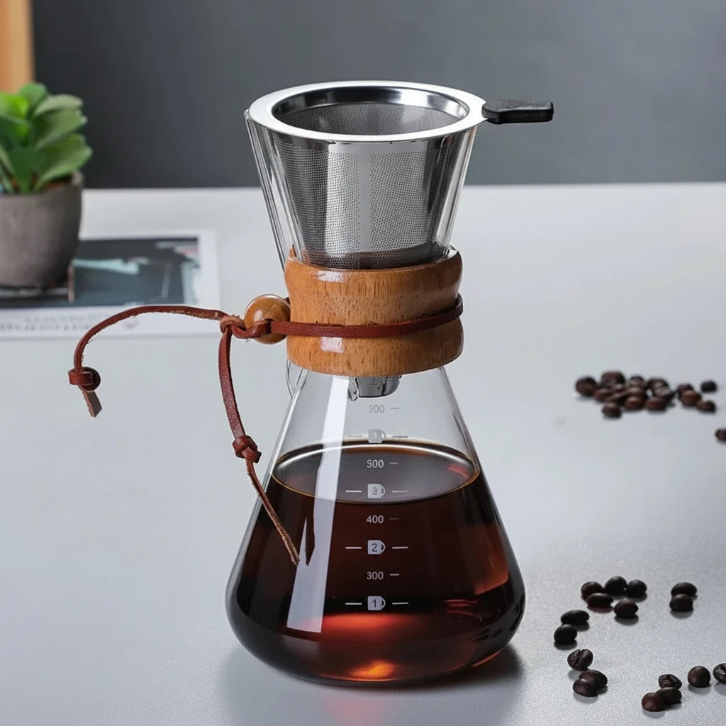 Glass Pour Over Coffee Maker