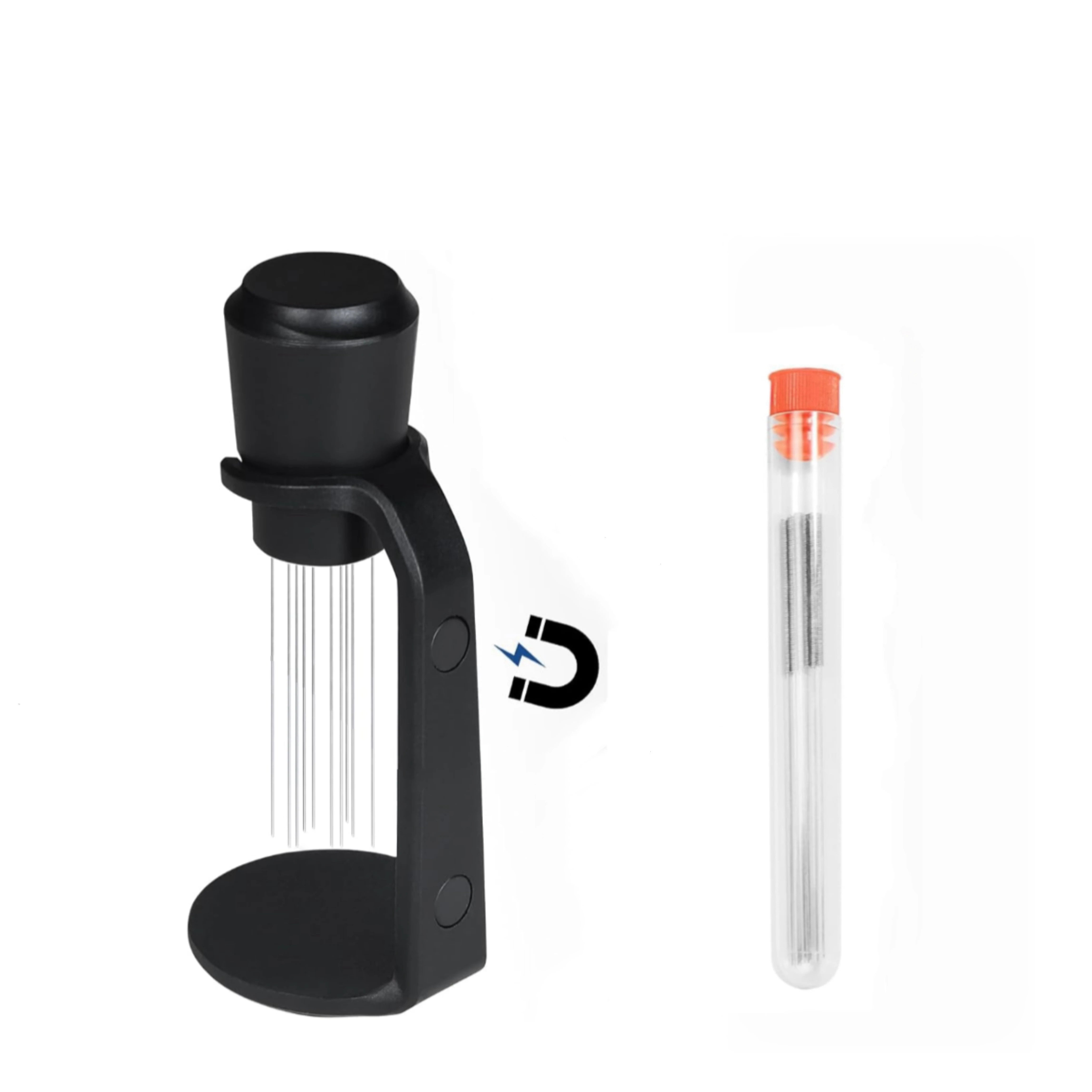 Magnetic WDT Espresso Distribution Tool | 0.4mm Needles | Fits Breville & Ninja Luxe Café