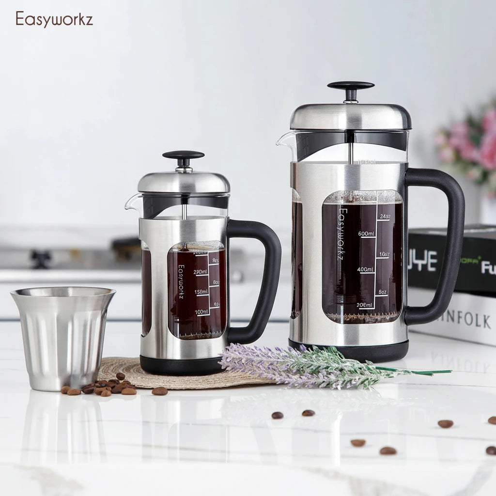 French Press Coffee Maker 1L