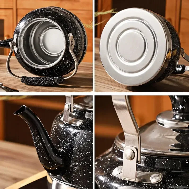 Stainless Steel Whistling Stovetop Kettle — Gas & Induction | 1L / 1.5L / 2L | 5 Colours