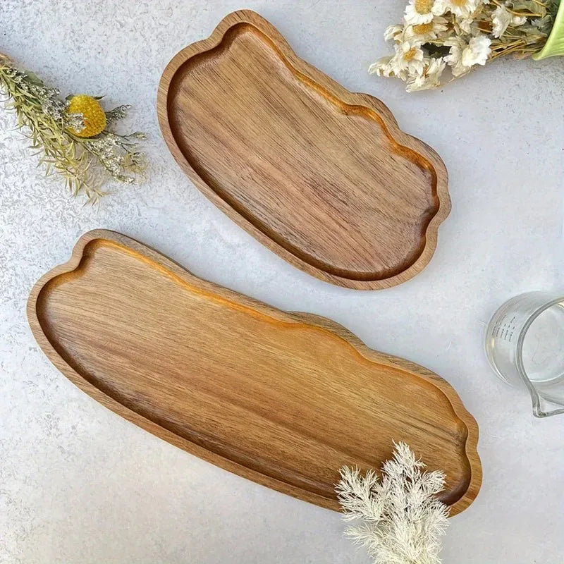Hinoki Japanese Serving Tray | Cypress Wood | Coffee, Tea & Breakfast