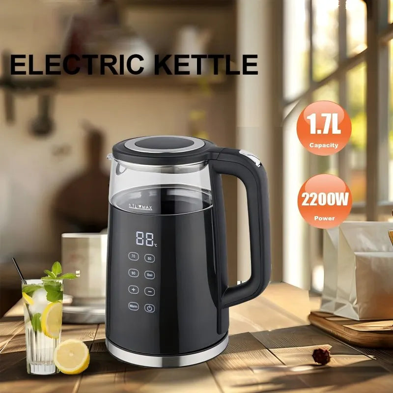 2200W Smart Electric Kettle | 13-Level Temperature Control | 1.7L