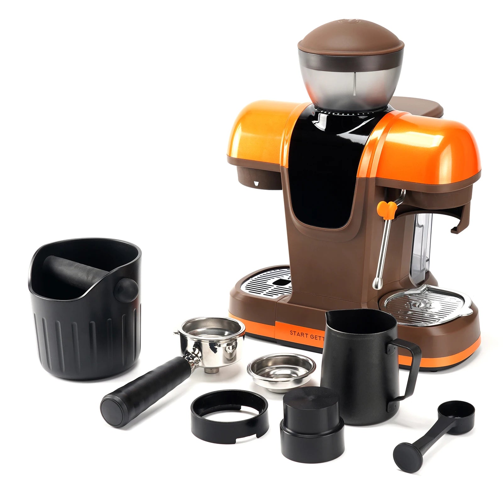 i Cafilas 19 Bar Semi-Automatic Espresso Machine with Built-in Frother