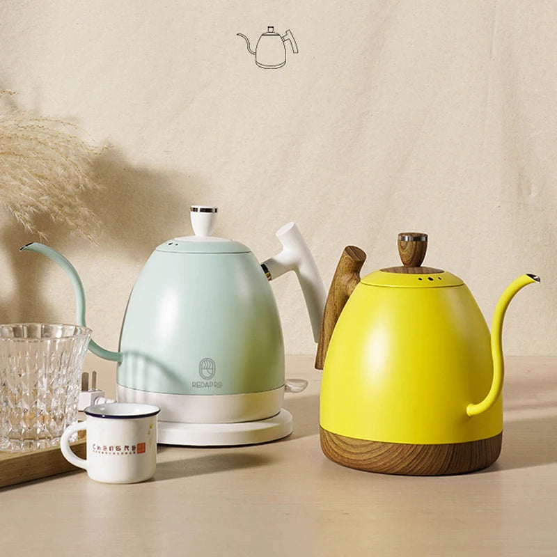 1L Gooseneck Electric Kettle | Pour-Over Coffee & Tea | UK Plug