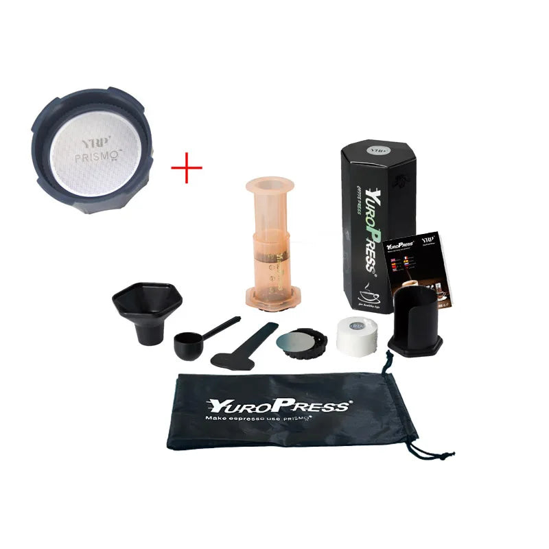 Portable 3-in-1 Coffee Press Kit | Espresso, Filter & Cold Brew
