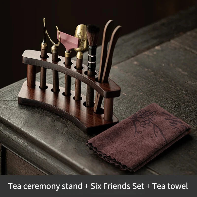 Bamboo Kung Fu Tea Ceremony Set | 6-Piece Gongfu Cha Tools