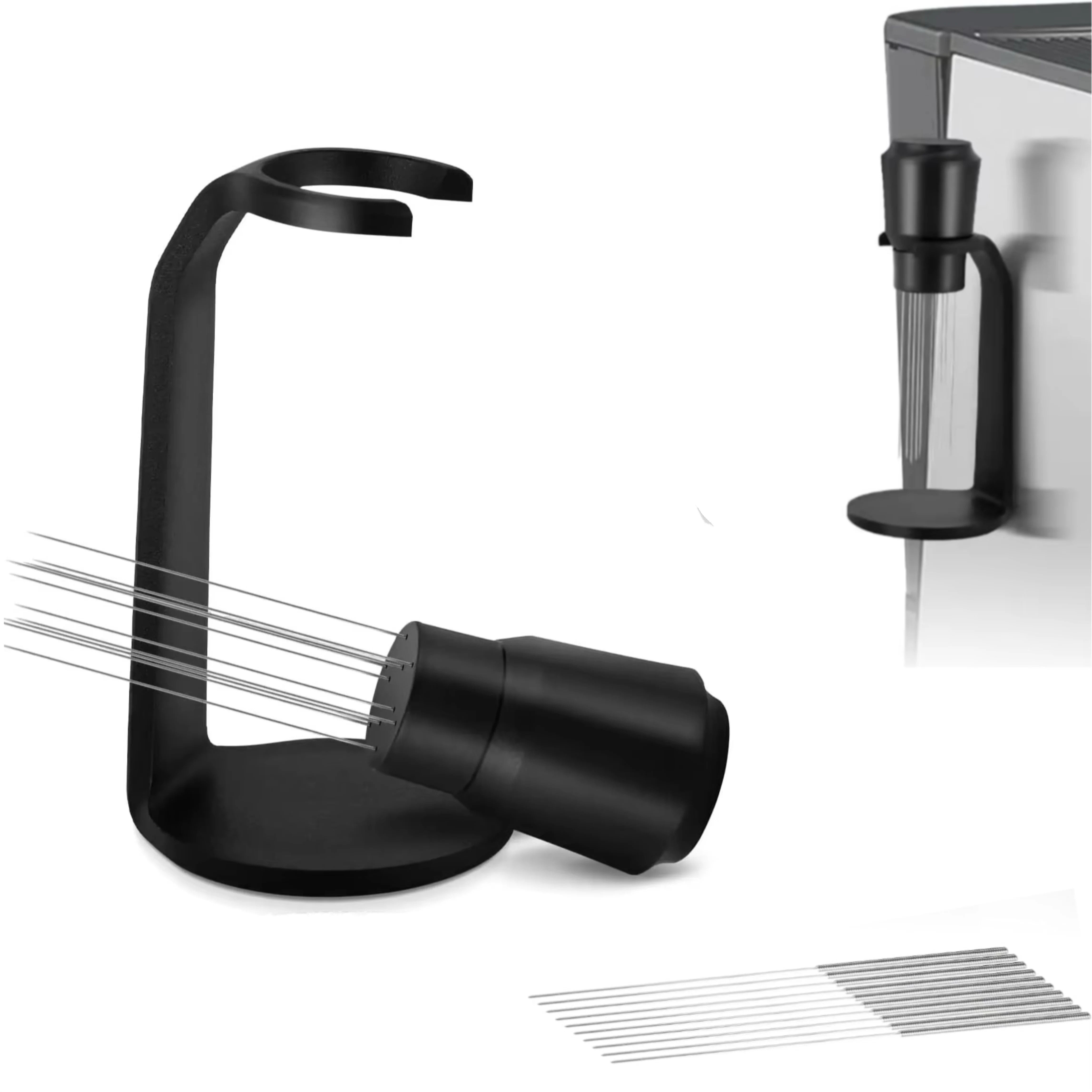 Magnetic WDT Espresso Distribution Tool | 0.4mm Needles | Fits Breville & Ninja Luxe Café