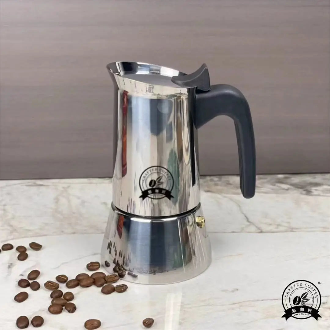 Moka Pot Espresso Maker | Induction Ready | 4 & 6 Cup