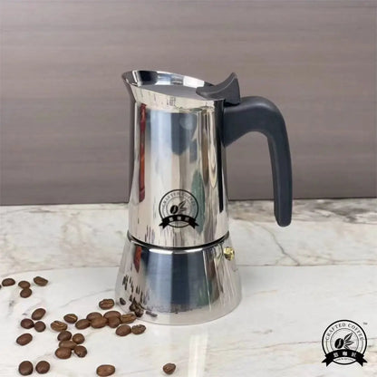 Moka Pot Espresso Maker | Induction Ready | 4 & 6 Cup