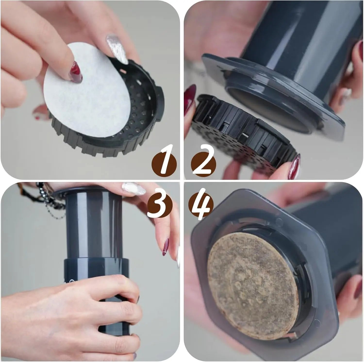 Round Paper Micro-Filters | Aeropress Original, Go & Clear Compatible | 500 or 1000pc