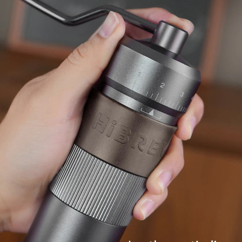 HiBREW Manual Conical Burr Coffee Grinder