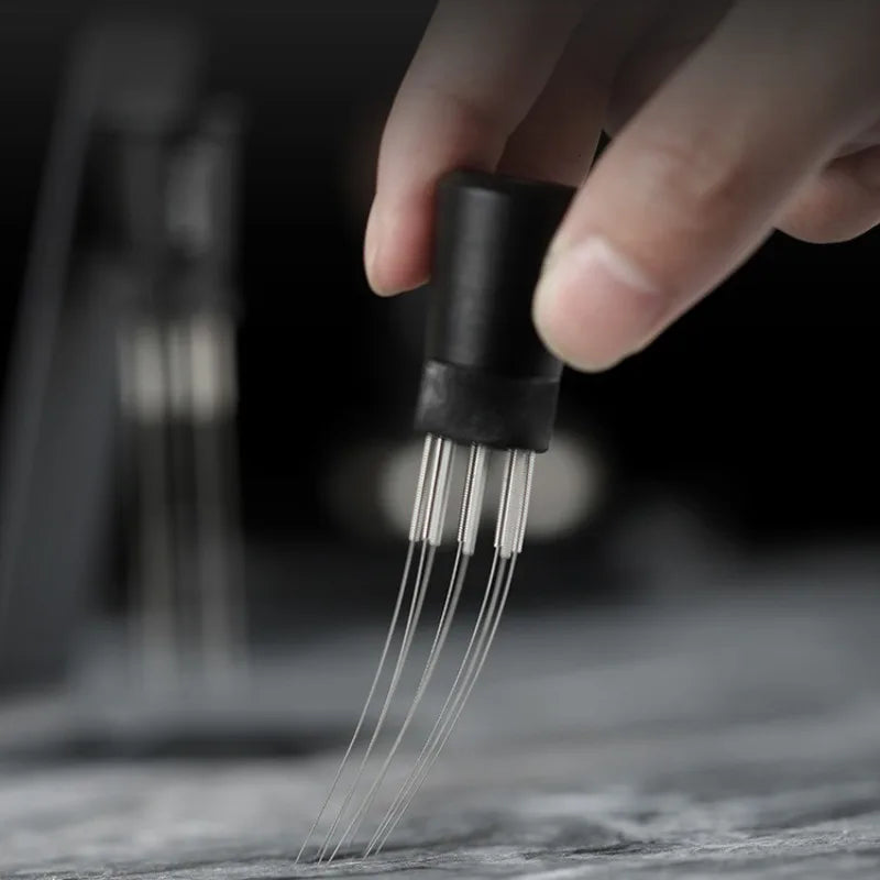 Magnetic Coffee Stirrer & WDT Distribution Tool | Stainless Steel Needles | Barista Accessories