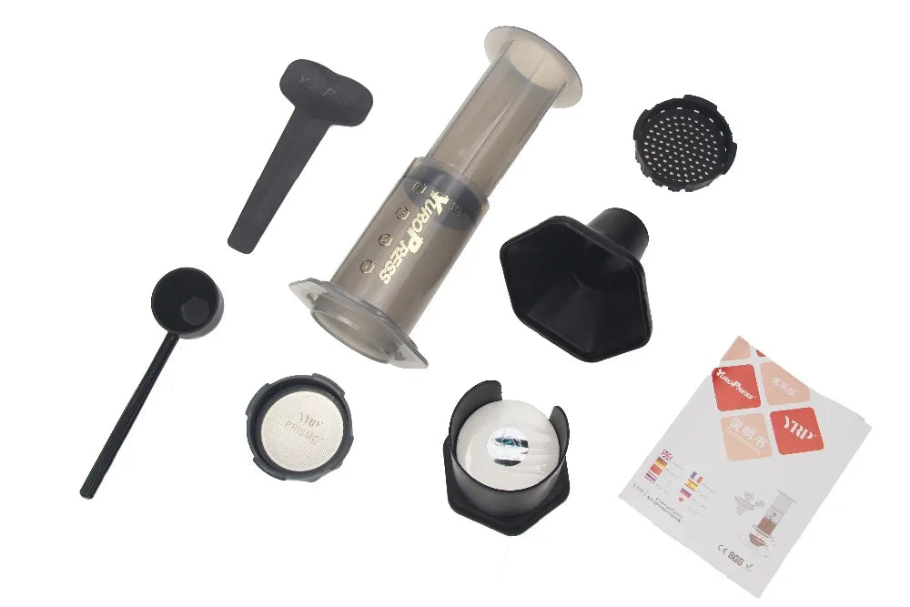YRP Air Press Coffee Maker | Portable Espresso, French Press & Drip | 400ml