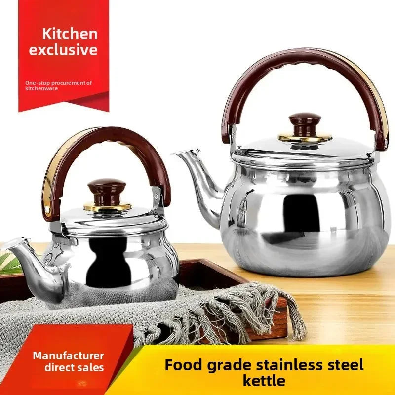 Stainless Steel Whistling Stovetop Kettle | Induction & Gas | 0.6L / 1L / 1.8L / 2.7L