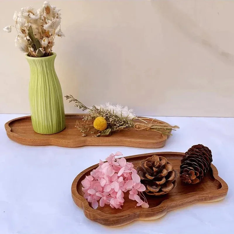 Hinoki Japanese Serving Tray | Cypress Wood | Coffee, Tea & Breakfast