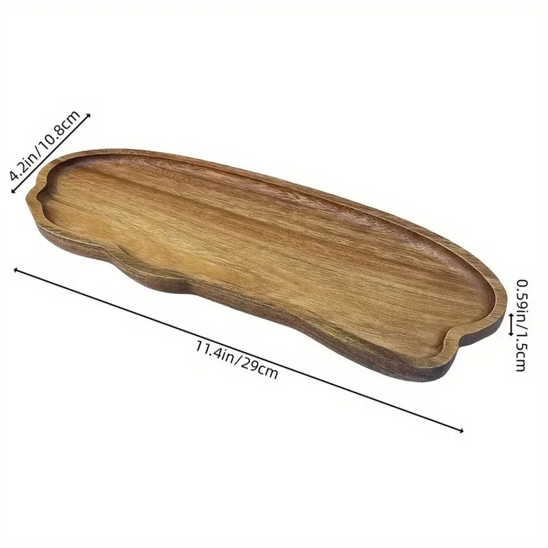 Hinoki Japanese Serving Tray | Cypress Wood | Coffee, Tea & Breakfast