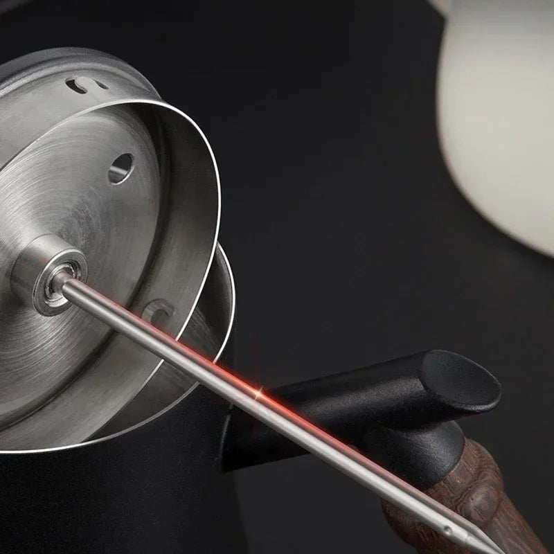 Stainless Steel Coffee & Milk Thermometer | Clip-On Analogue Probe | 0–100°C