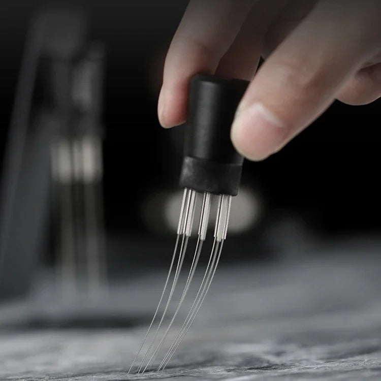 Magnetic Coffee Stirrer & WDT Distribution Tool | Stainless Steel Needles | Barista Accessories