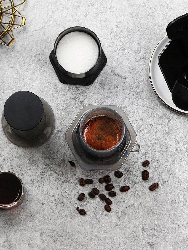 YRP Air Press Coffee Maker | Portable Espresso, French Press & Drip | 400ml