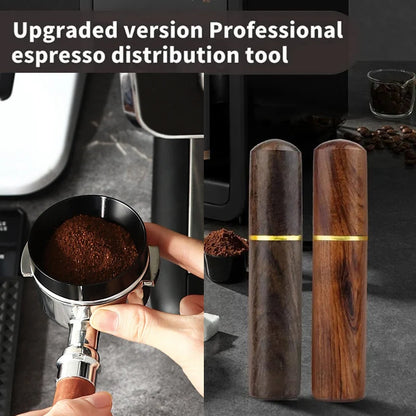 Espresso WDT Distribution Tool with Wooden Handle