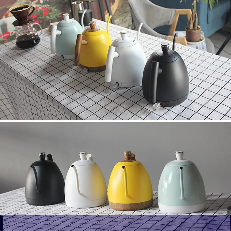 1L Gooseneck Electric Kettle | Pour-Over Coffee & Tea | UK Plug