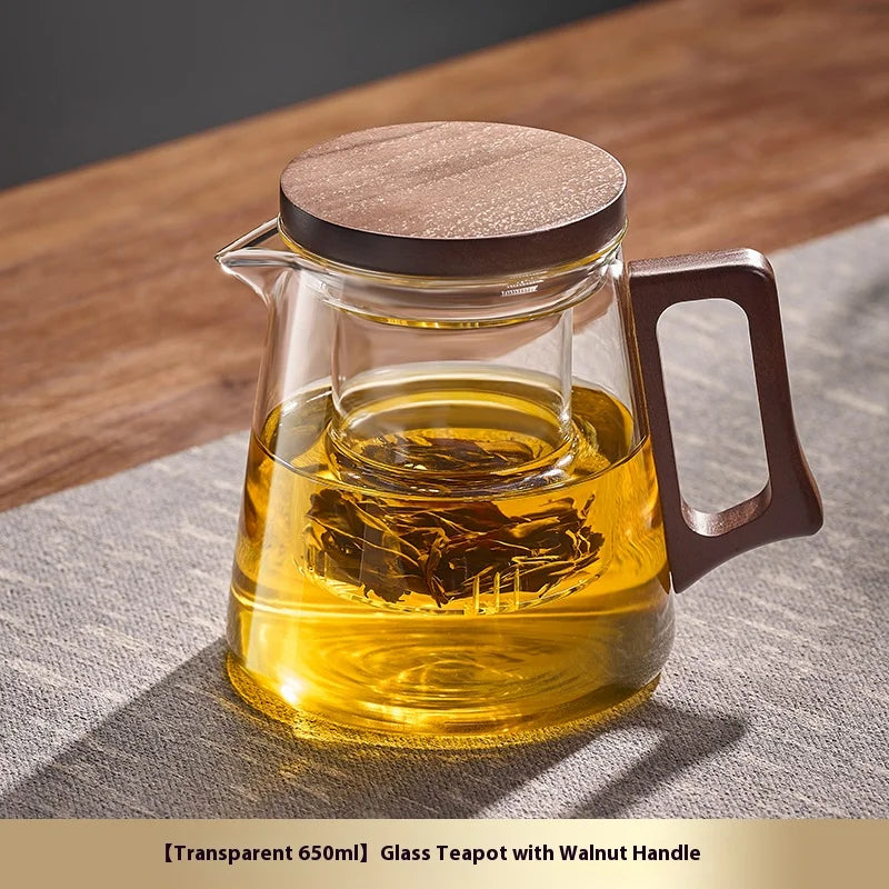 Borosilicate Glass Teapot with Infuser & Tea Separator