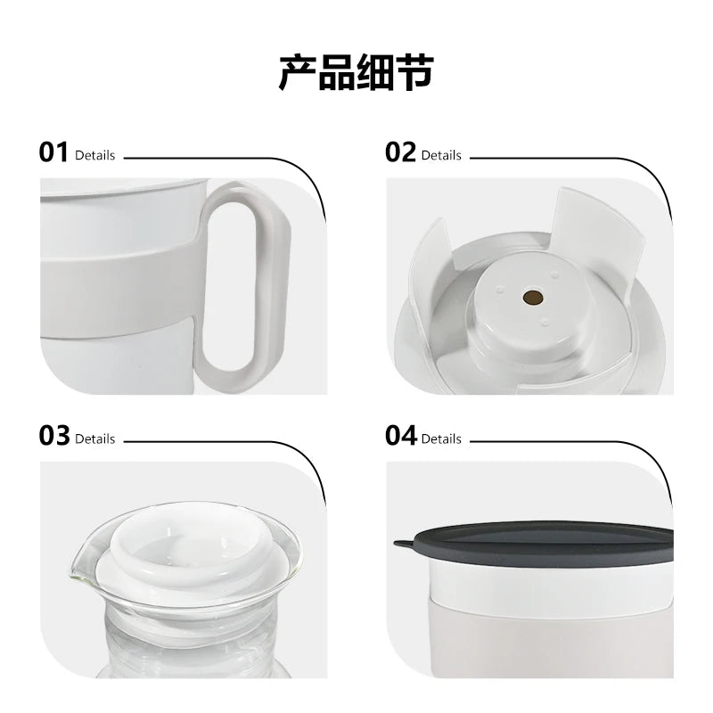Large Capacity Cold Brew Coffee Maker | Portable Bucket & Ice Drip Filter Pot | 1.65L