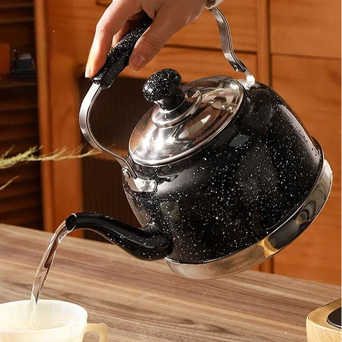 Stainless Steel Whistling Stovetop Kettle — Gas & Induction | 1L / 1.5L / 2L | 5 Colours