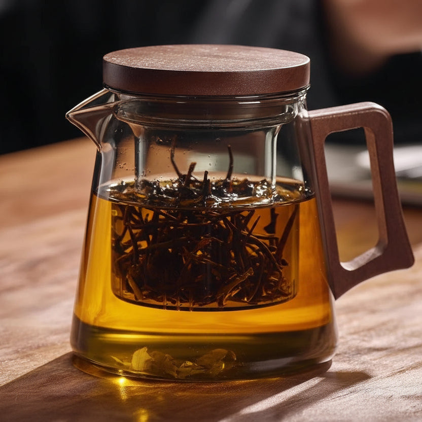 Borosilicate Glass Teapot with Infuser & Tea Separator