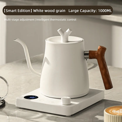 1L Gooseneck Smart Kettle | LED Display | 304 Stainless Steel | Coffee & Tea