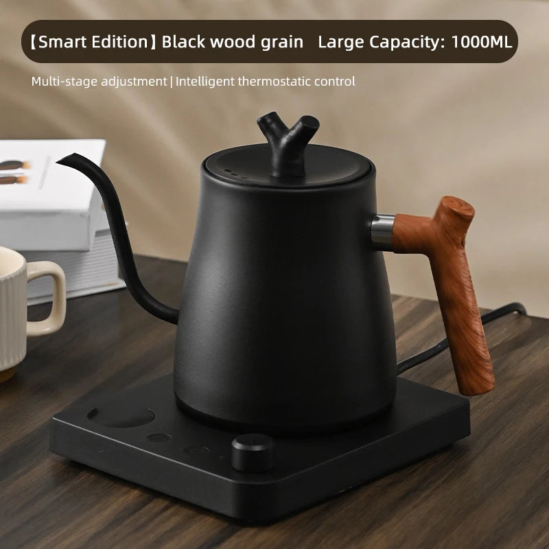 1L Gooseneck Smart Kettle | LED Display | 304 Stainless Steel | Coffee & Tea