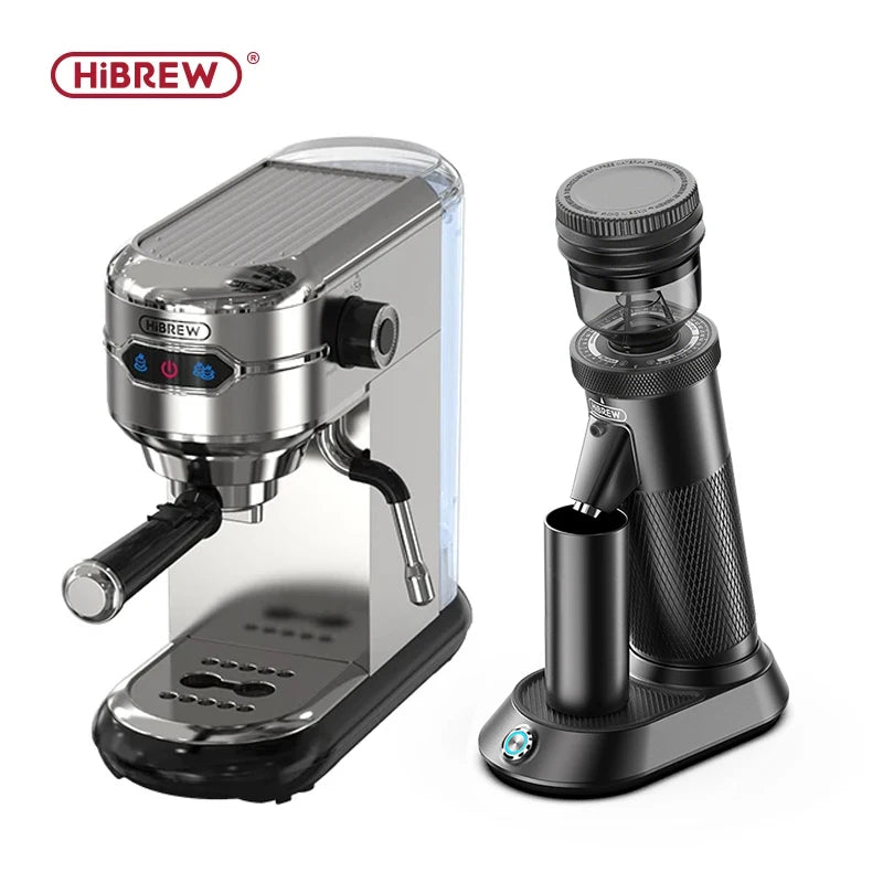 HiBREW H11 Slimline Espresso Machine | 20-Bar Professional Station & Barista Bundles