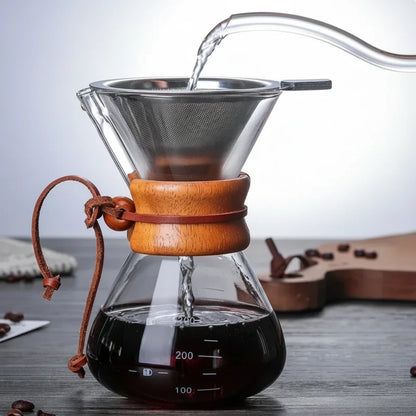 Glass Pour Over Coffee Maker