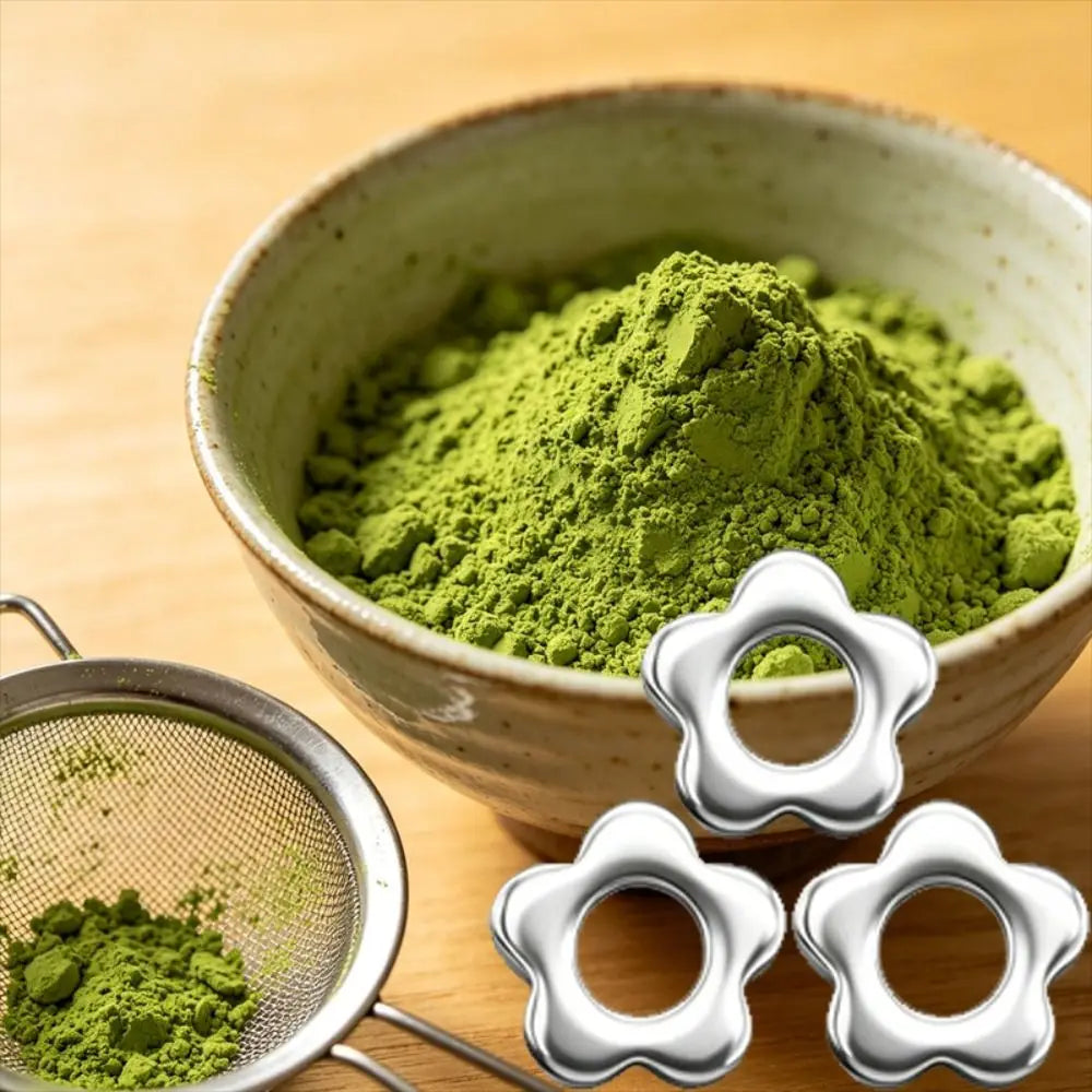 Matcha Sifter Set Beads - Stainless Steel Tea Strainer Agitators (3-4 Pack)