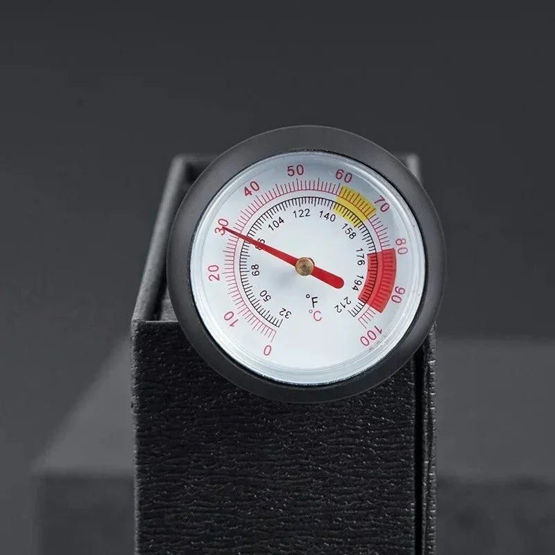 Stainless Steel Coffee & Milk Thermometer | Clip-On Analogue Probe | 0–100°C