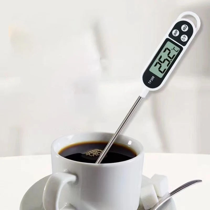Precision Coffee Thermometer | Digital Probe Thermometer for Brewing & Steaming