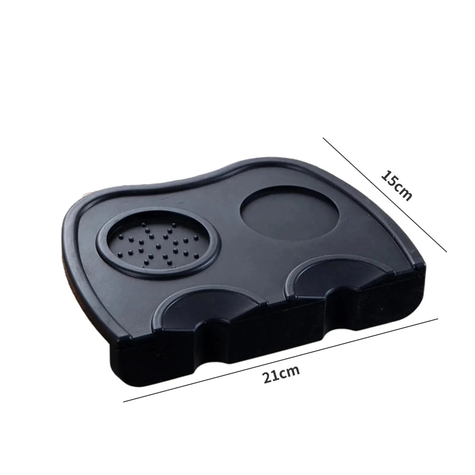 Silicone Espresso Tamper Mat & Station | Corner Tamping Pad | Small / Medium / Large