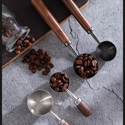 Walnut Handle Coffee Measuring Spoon