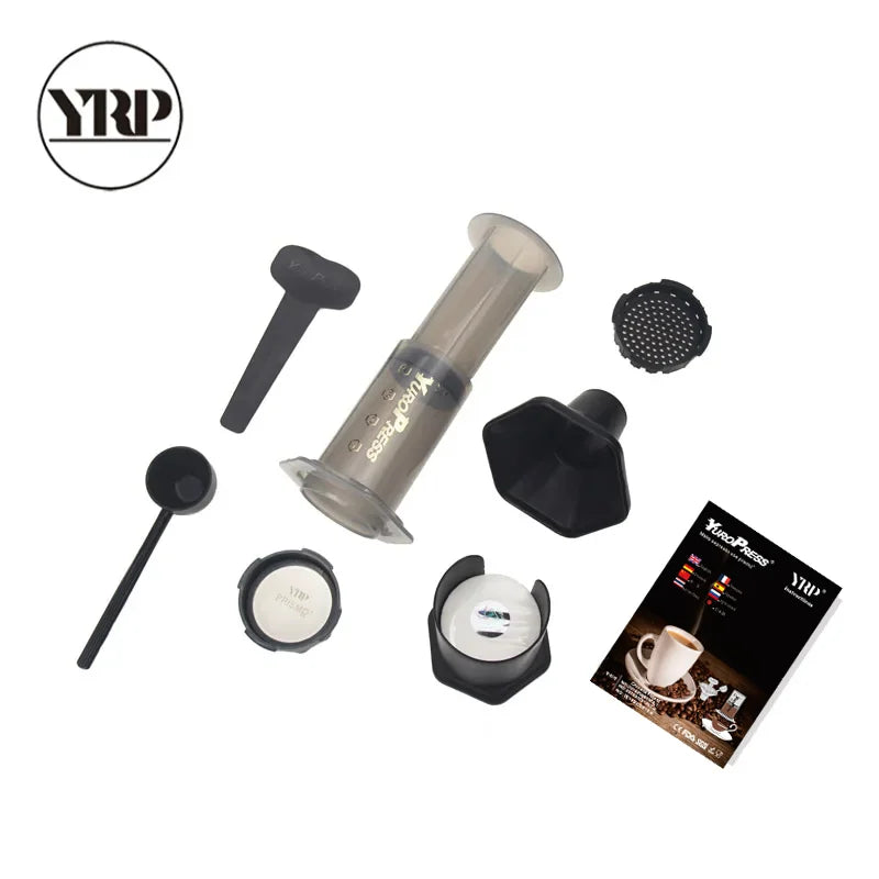 YRP Air Press Coffee Maker | Portable Espresso, French Press & Drip | 400ml