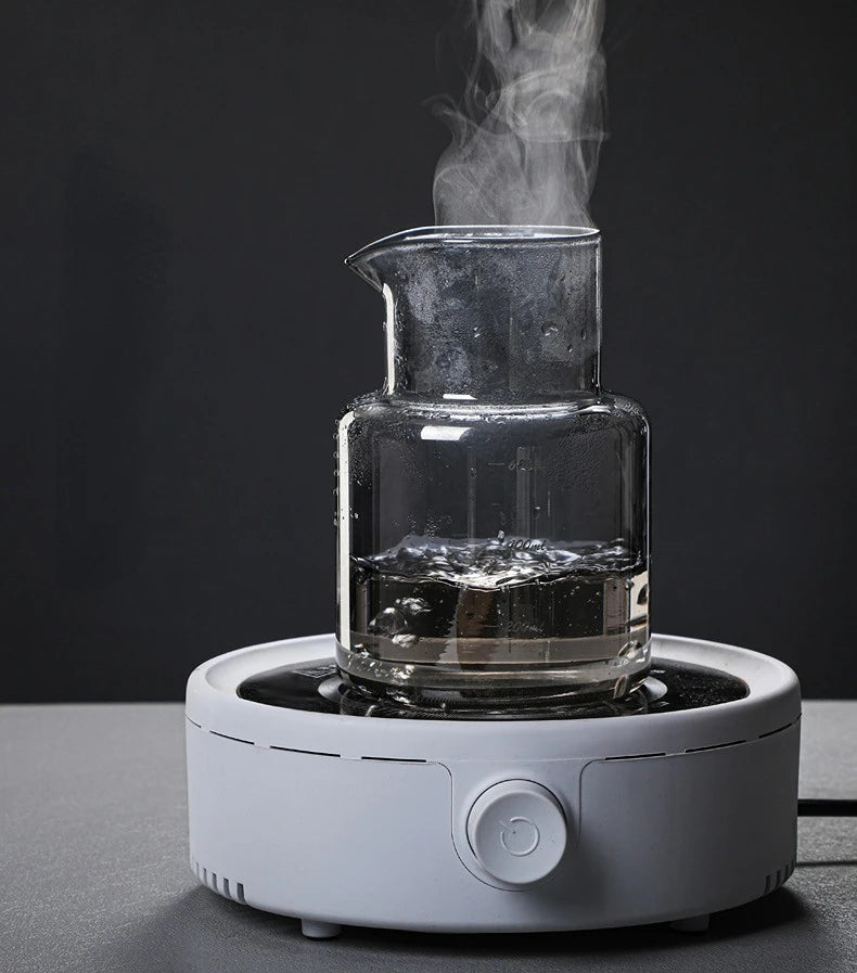 Cold Brew Coffee Pot Set | Glass Dripper & Filter | 600ml | Grey & Transparent