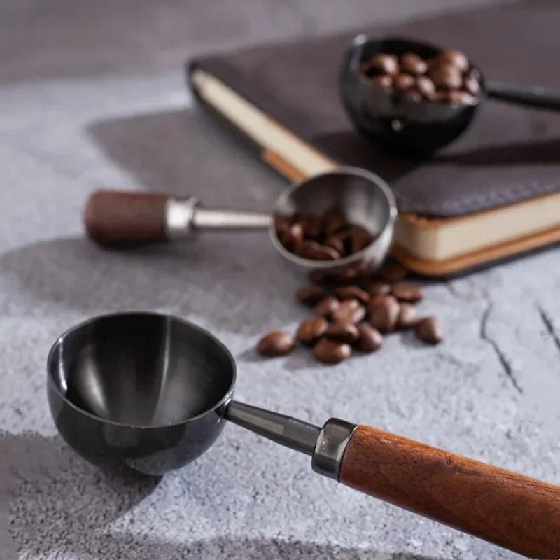 Walnut Handle Coffee Measuring Spoon
