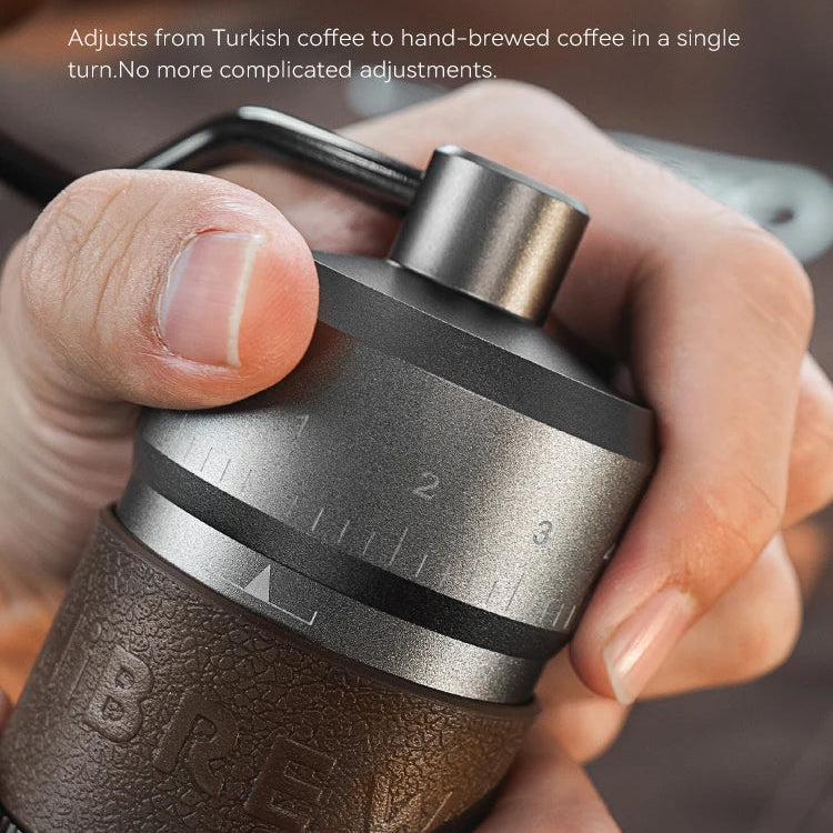HiBREW Manual Conical Burr Coffee Grinder