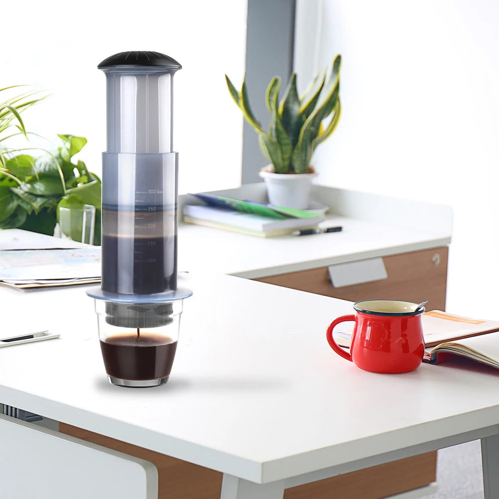 RECAFIMIL Aeropress Coffee Maker | Portable Espresso & French Press | 50 Filters Included