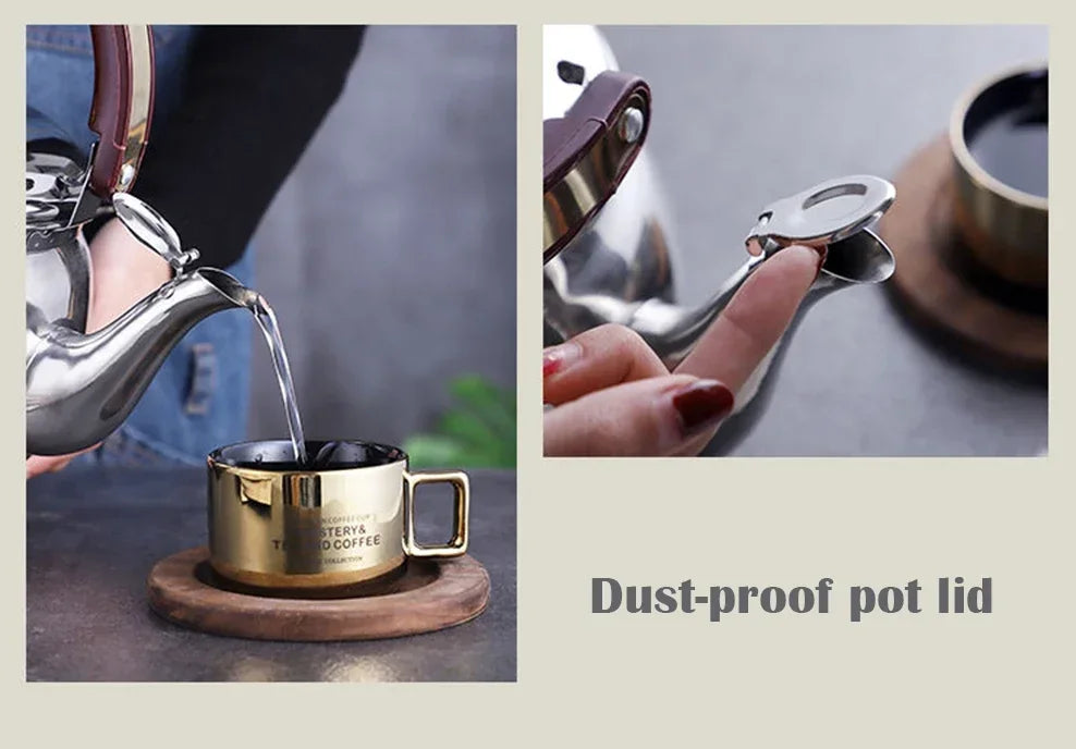 Stainless Steel Whistling Stovetop Kettle | Induction & Gas | 0.6L / 1L / 1.8L / 2.7L