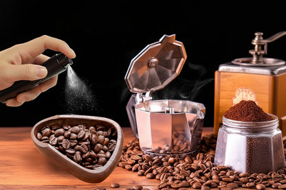 Wooden Coffee Barista Dosing Set with Spray Bottle